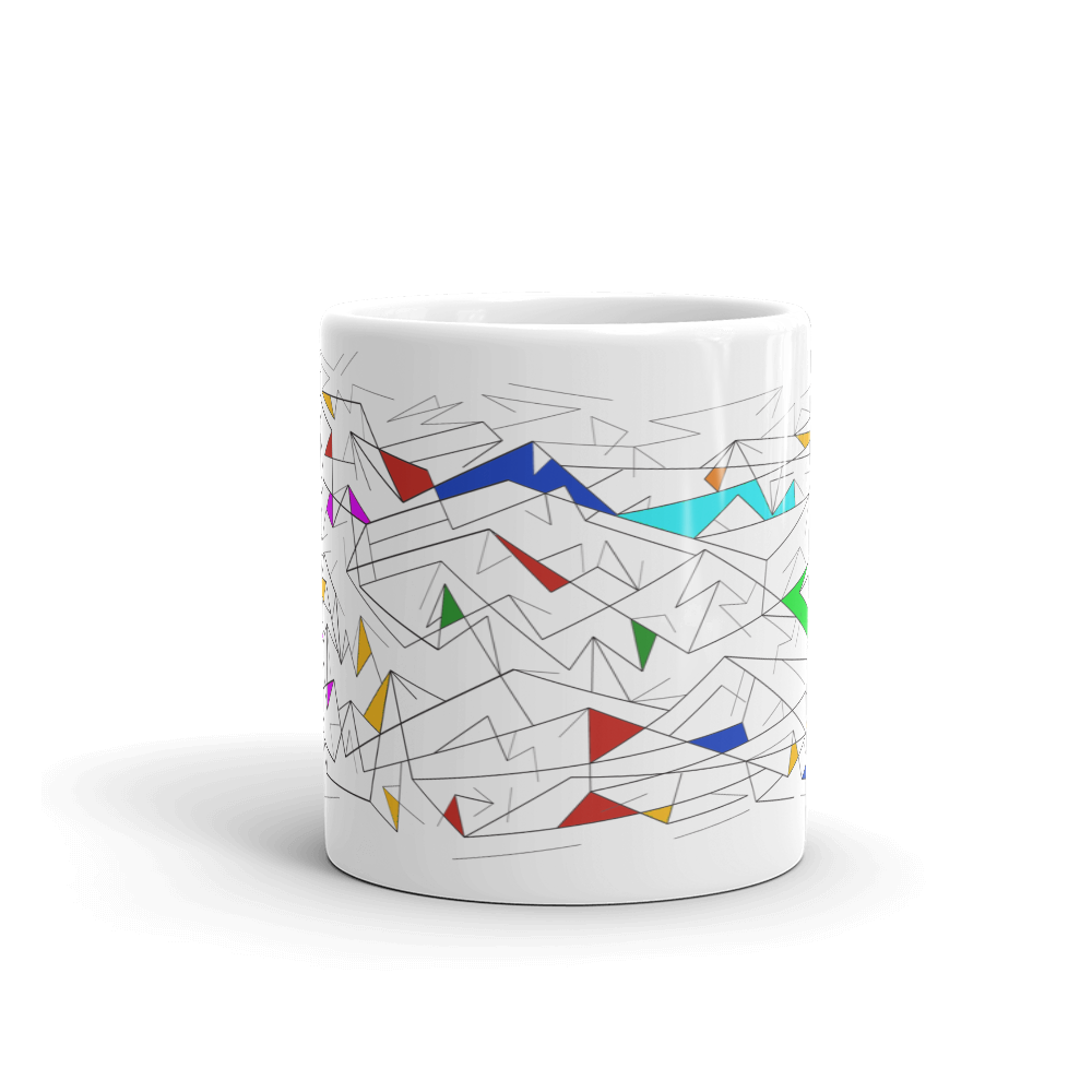 Geo 3 Subtle Color Mug